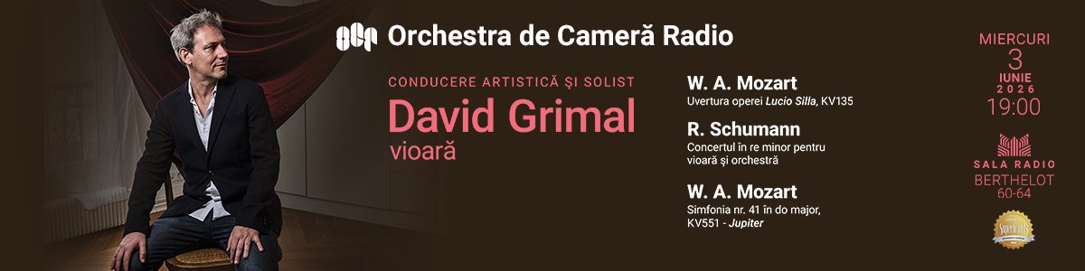 bilete David Grimal OCR, Schumann/Mozart