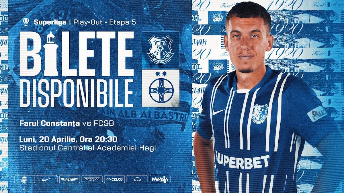 bilete Farul Constanta - FCSB