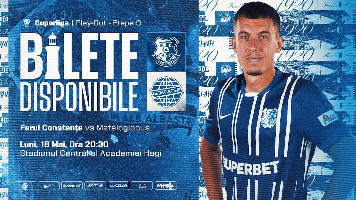 bilete Farul Constanta - FC Metaloglobus