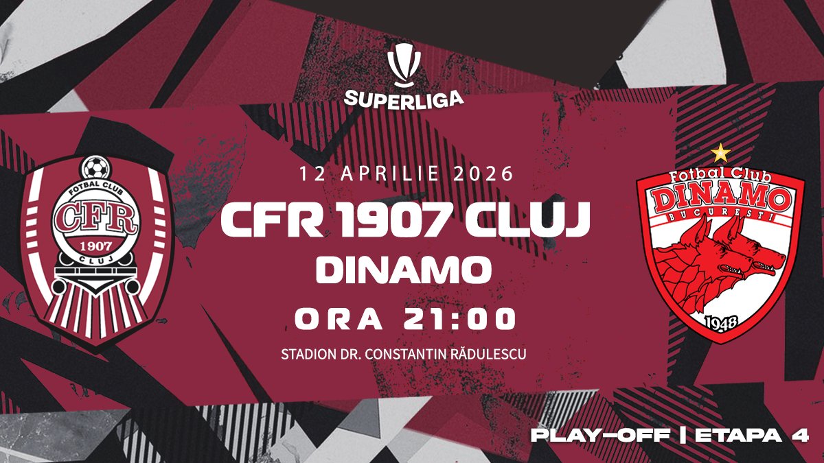 bilete CFR 1907 Cluj - Dinamo Bucuresti