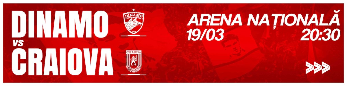 bilete Dinamo Bucuresti - Universitatea Craiova