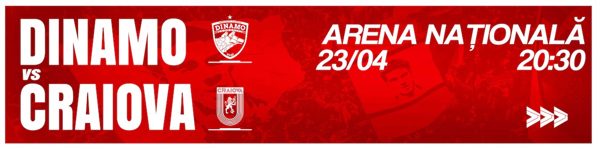 bilete Dinamo Bucuresti - Universitatea Craiova