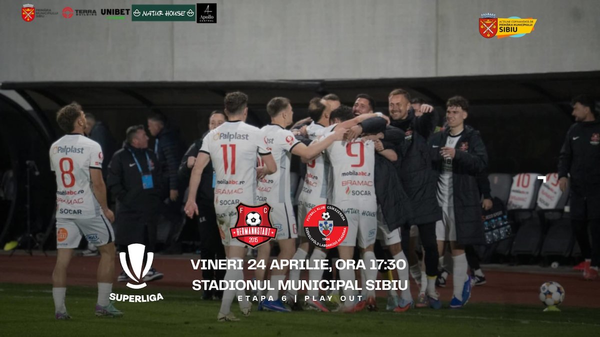 bilete Fc Hermannstadt - FK Csikszereda