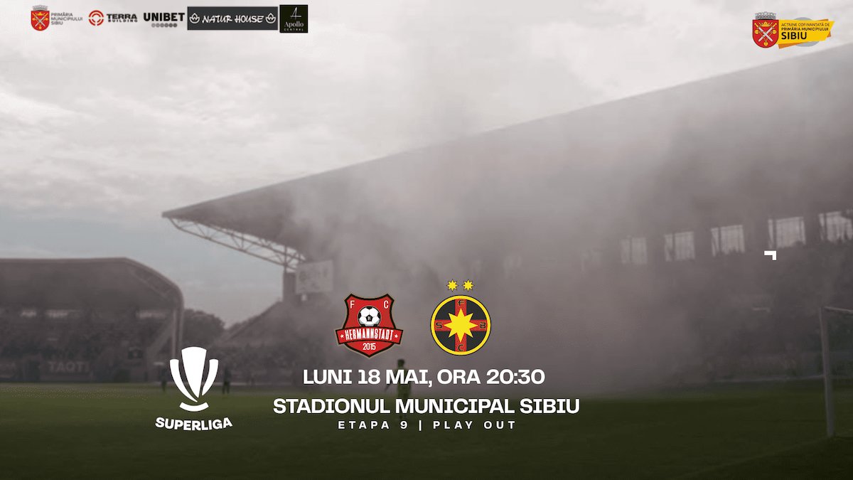 bilete FC Hermannstadt - FCSB
