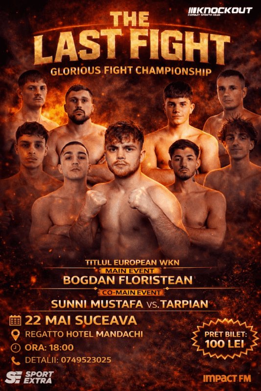 bilete THE LAST FIGHT - GLORIOUS FIGHT CHAMPIONSHIP