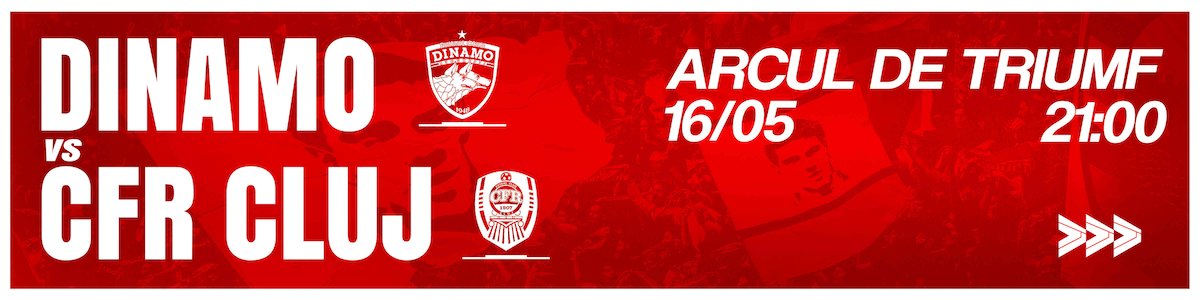 bilete Dinamo Bucuresti - CFR 1907 Cluj