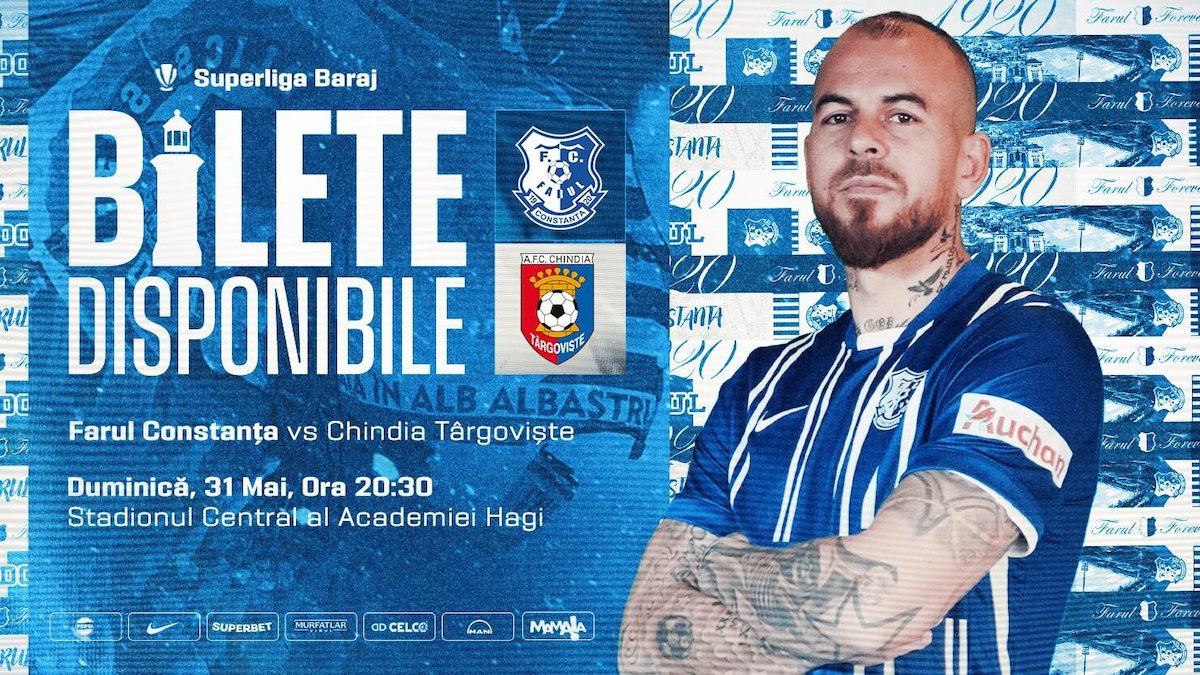 bilete Farul Constanta - AFC Chindia Targoviste