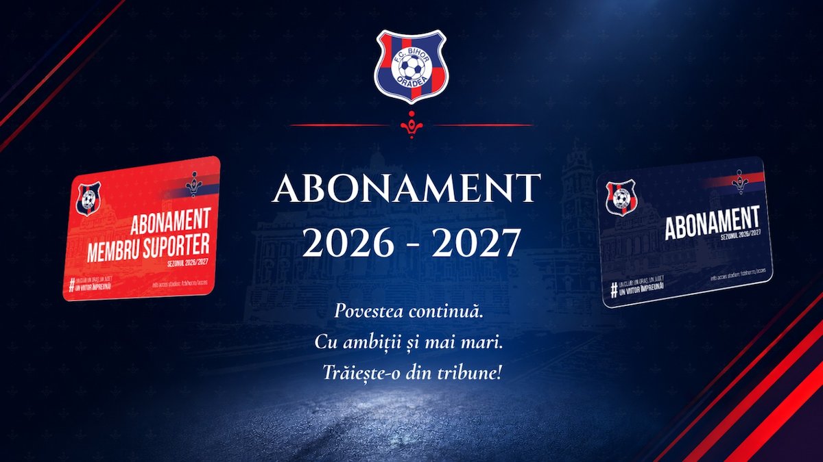 bilete Abonamente FC Bihor Oradea