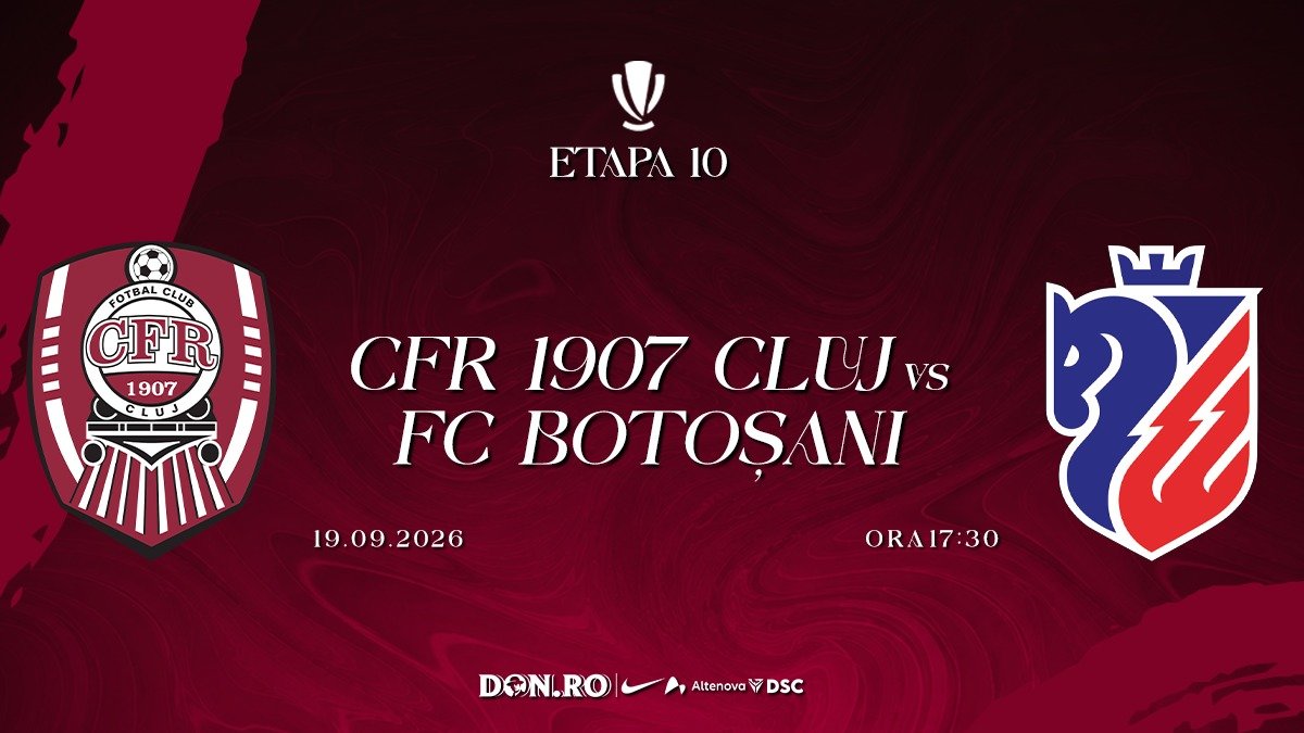 bilete CFR 1907 Cluj - FC Botosani
