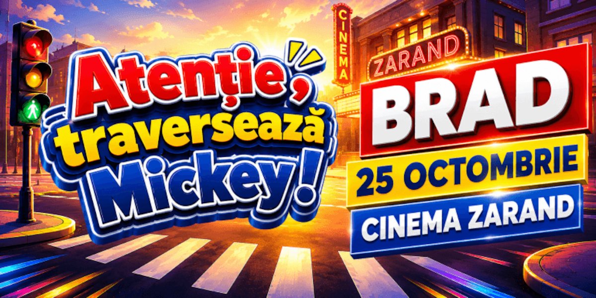 bilete Atenție, traversează Mickey! - BRAD
