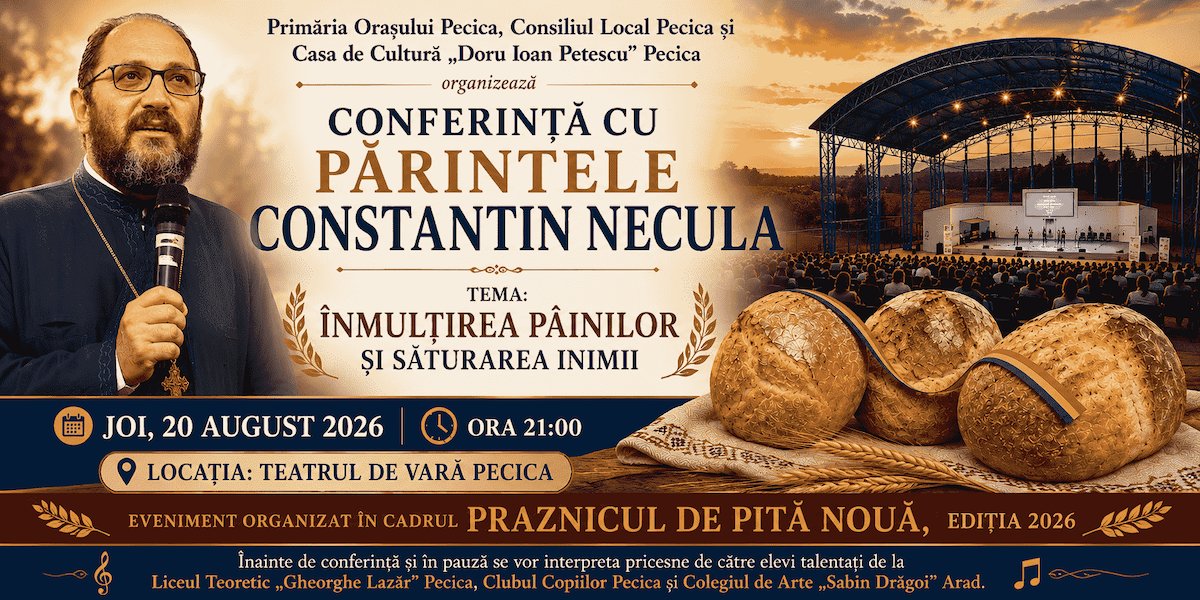 bilete Conferinta cu Parintele Constantin Necula
