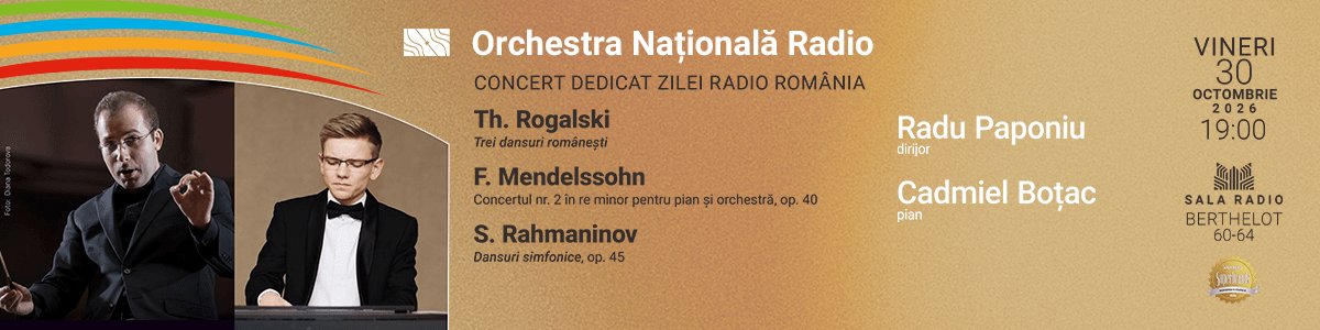bilete Concert Dedicat Zilei Radio Romania - Orchestra Nationala Radio