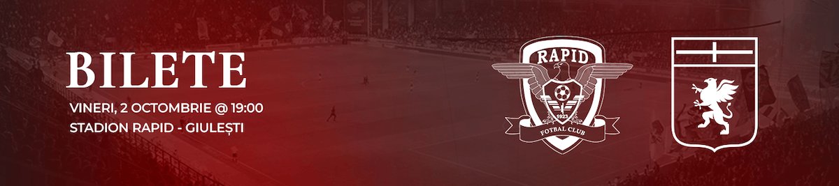 bilete FC RAPID - GENOA CFC