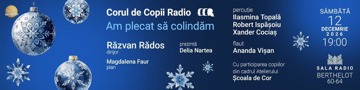 bilete Concert de Craciun - CORUL DE COPII RADIO