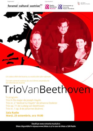 Bilete la  Trio van Beethoven - Recital