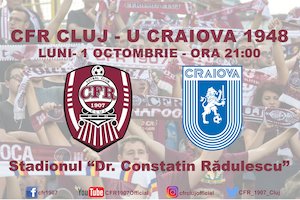 Bilete la CFR 1907 CLUJ - U CRAIOVA