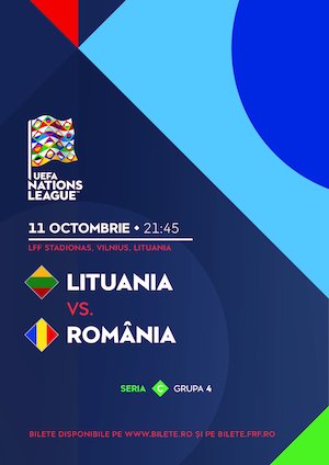 Bilete la  Lituania - Romania
