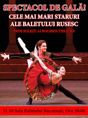 Bilete la  Cele mai mari staruri ale baletului rusesc de la Bolshoi Theatre