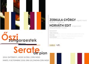 Bilete la  Oszi Zongoraestek 1. − Hegedu-zongora est