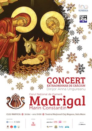 Bilete la  Concert extraordinar de Craciun Corul National de Camera Madrigal - Marin Constantin - Cluj