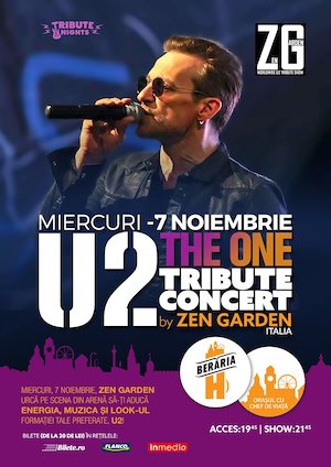 Bilete la The One: U2 Tribute Concert by Zen Garden [Italia]