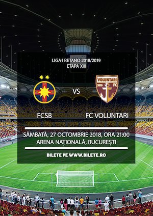 Bilete la  FCSB - FC Voluntari