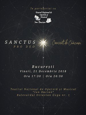 Bilete la  Sanctus Pro Deo - Concert de Craciun