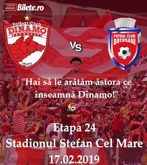 Bilete la  FC Dinamo - FC Botosani