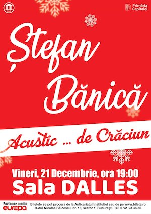 Bilete la  Concert Acustic. .. de Craciun - Stefan Banica