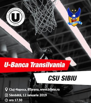 Bilete la  U-Banca Transilvania - CSU Sibiu