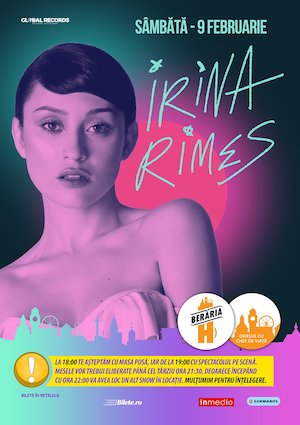 Bilete la  Concert Irina Rimes
