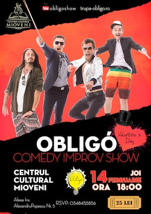 Bilete la  Obligo Comedy Improv Show