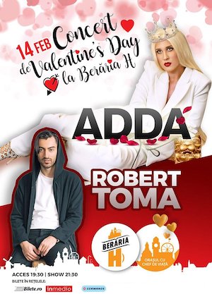 Bilete la  ADDA // Robert Toma // Concert de Valentine's Day @ Beraria H