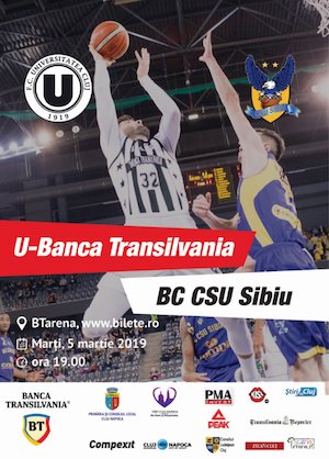 Bilete la  U-Banca Transilvania - BC CSU Sibiu