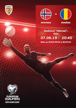 Bilete la  Norvegia - Romania - Euro2020