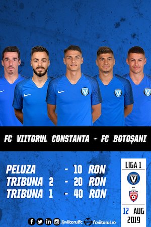 Bilete la FC Viitorul - FC Botosani - CASA Liga 1