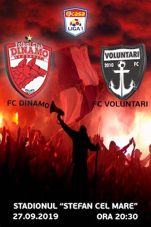 Bilete la  FC Dinamo Bucuresti - FC Voluntari - Casa Liga 1