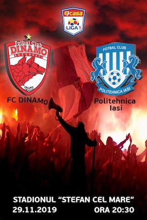 Bilete la  FC Dinamo Bucuresti - CSM Politehnica Iasi - Casa Liga 1