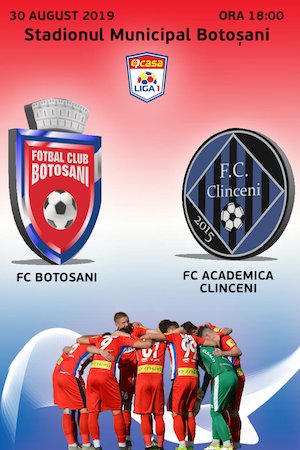Bilete la  FC Botosani - FC Academica Clinceni - CASA Liga 1