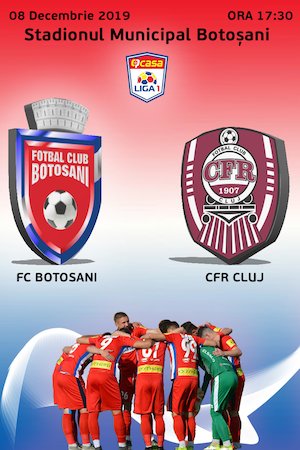 Bilete la  FC Botosani - CFR 1907 Cluj - CASA Liga 1