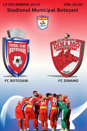 Bilete la  FC Botosani - FC Dinamo Bucuresti - CASA Liga 1