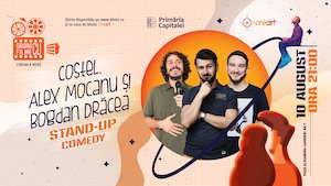 Bilete la  Stand Up Comedy cu Costel, Alex Mocanu si Bogdan Dracea la Gradina cu Filme