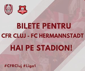 Bilete la  CFR 1907 Cluj - AFC Hermannstadt
