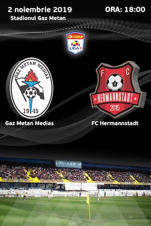 Bilete la  CS Gaz Metan Medias - FC Hermannstadt - CASA Liga 1
