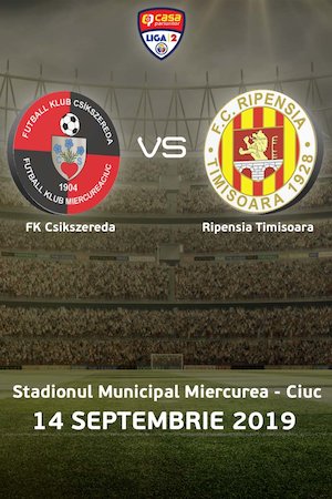 Bilete la  FK Csikszereda - Ripensia Timisoara
