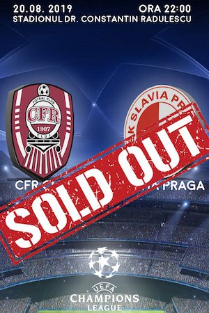Bilete la  CFR Cluj (ROU) v Slavia Praha (CZE)