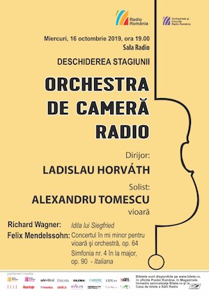 Bilete la  Alexandru Tomescu - Orchestra de Camera Radio
