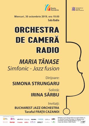 Bilete la  Maria Tanase. Simfonic Jazz fusion - ORCHESTRA DE CAMERA RADIO