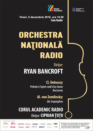 Bilete la Orchestra Nationala Radio - Ryan Bancroft