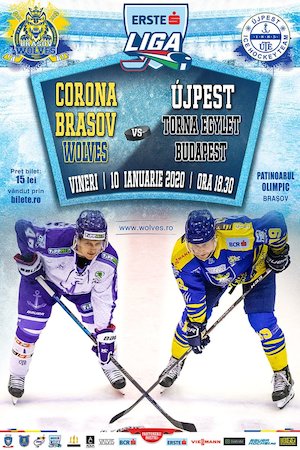 Bilete la  CSM Corona Brasov Wolves - Újpest Torna Egylet Budapest